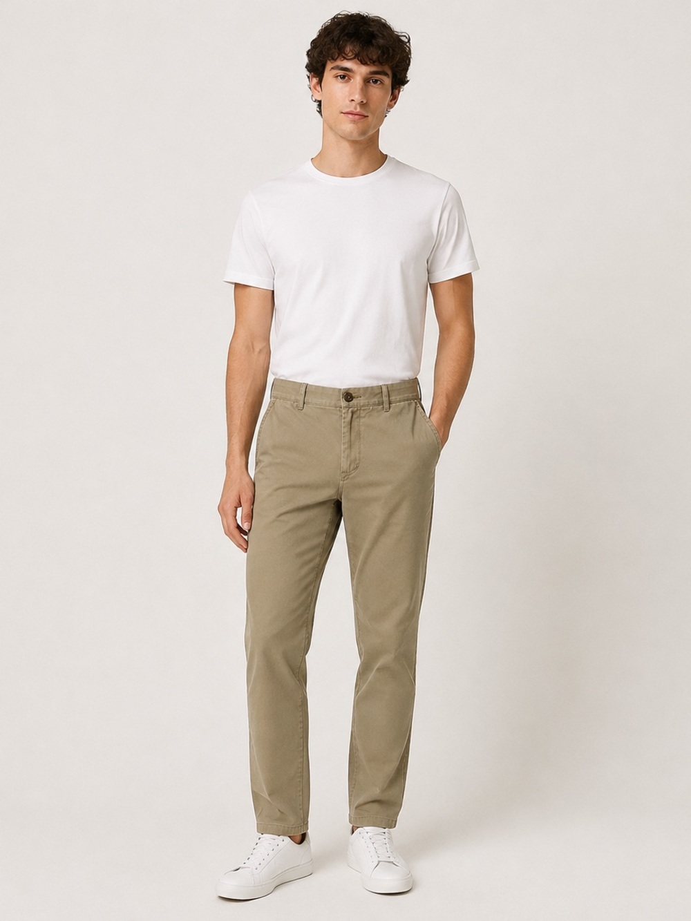 Tommy Hilfiger Custom Fit Khaki Chino Pants Men’s 29x30 100% Cotton
